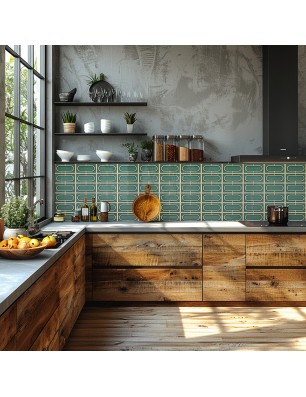 Küchenrückwand Platte 6 mm ESG Fliesenmotive KRWF-09-03