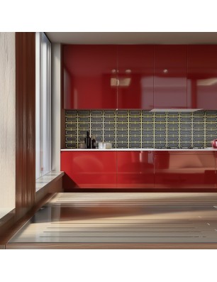 Küchenrückwand Platte 6 mm ESG Fliesenmotive KRWF-09-08