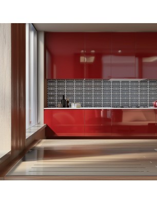 Küchenrückwand Platte 6 mm ESG Fliesenmotive KRWF-09-09