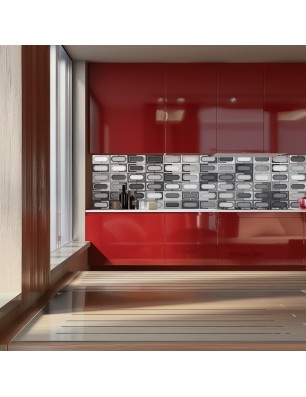 Küchenrückwand Platte 6 mm ESG Fliesenmotive KRWF-09-10