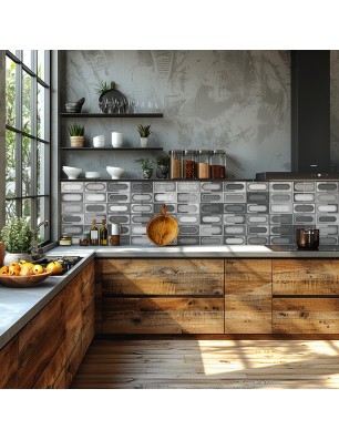 Küchenrückwand Platte 6 mm ESG Fliesenmotive KRWF-09-10