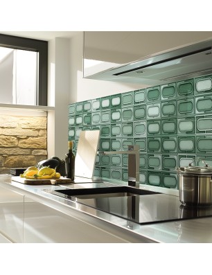 Küchenrückwand Platte 6 mm ESG Fliesenmotive KRWF-09-13