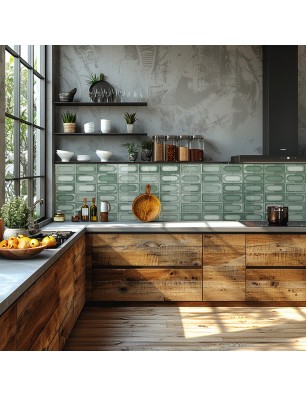 Küchenrückwand Platte 6 mm ESG Fliesenmotive KRWF-09-13