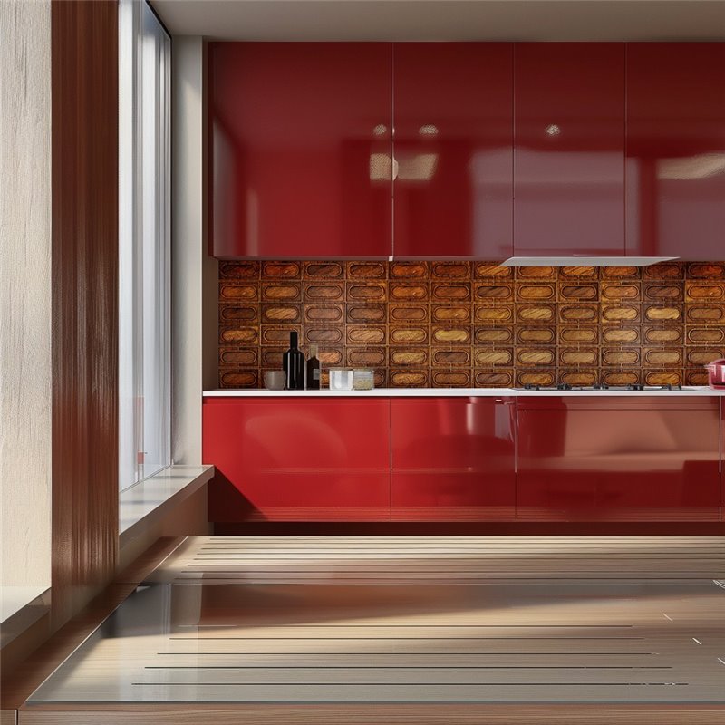 Küchenrückwand Platte 6 mm ESG Fliesenmotive KRWF-09-15