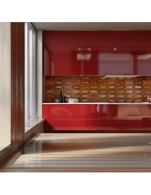 Küchenrückwand Platte 6 mm ESG Fliesenmotive KRWF-09-15