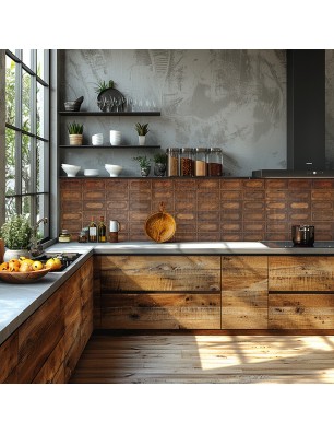 Küchenrückwand Platte 6 mm ESG Fliesenmotive KRWF-09-15