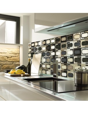 Küchenrückwand Platte 6 mm ESG Fliesenmotive KRWF-09-17