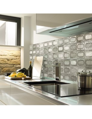 Küchenrückwand Platte 6 mm ESG Fliesenmotive KRWF-09-19