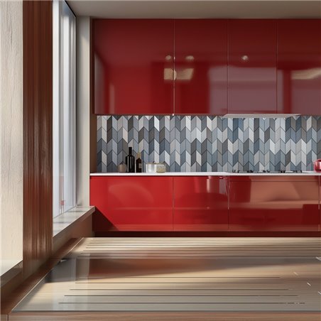 Küchenrückwand Platte 6 mm ESG Fliesenmotive KRWF-10-08