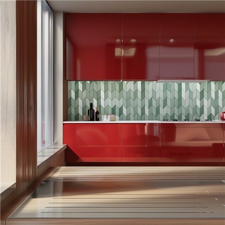 Küchenrückwand Platte 6 mm ESG Fliesenmotive KRWF-10-09