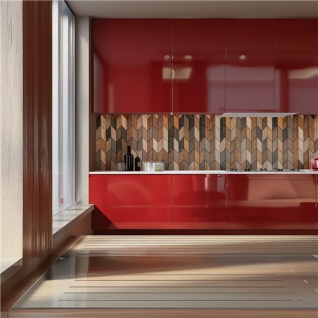 Küchenrückwand Platte 6 mm ESG Fliesenmotive KRWF-10-12