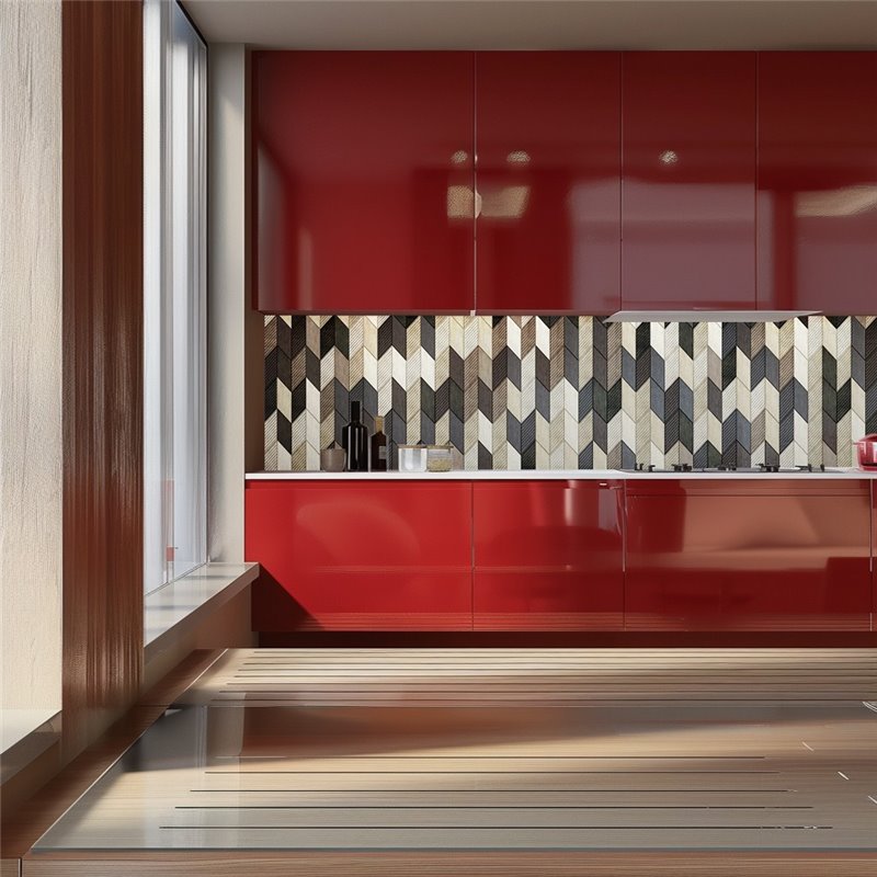 Küchenrückwand Platte 6 mm ESG Fliesenmotive KRWF-10-13