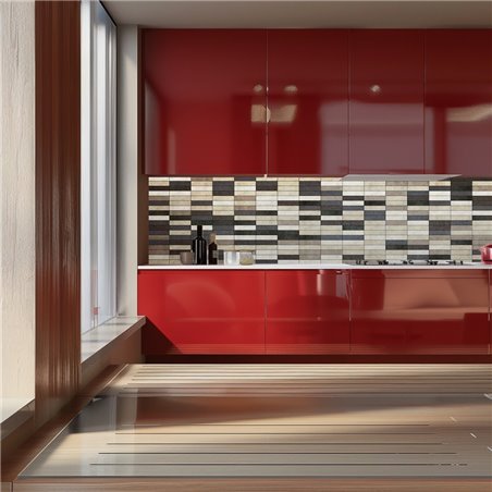 Küchenrückwand Platte 6 mm ESG Fliesenmotive KRWF-11-21