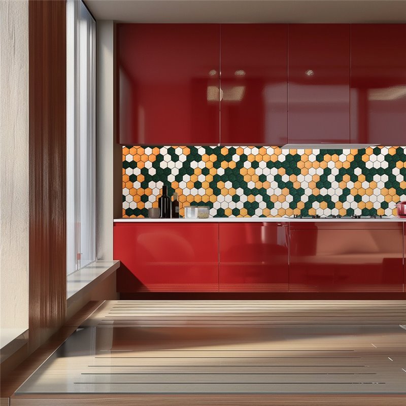 Küchenrückwand Platte 6 mm ESG Fliesenmotive KRWF-30-02 Küchenrückwand Platte 6 mm ESG Fliesenmotive KRWF-30-02