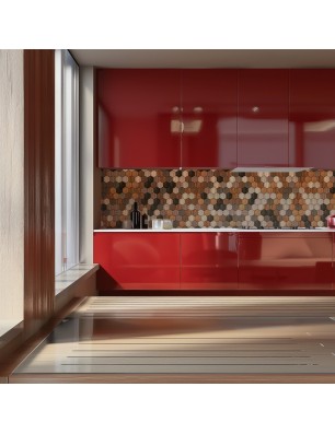 Küchenrückwand Platte 6 mm ESG Fliesenmotive KRWF-30-08