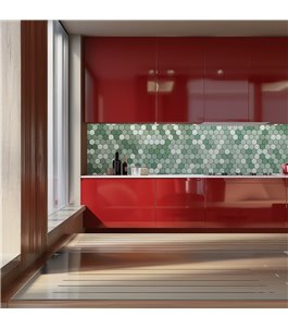 Küchenrückwand Platte 6 mm ESG Fliesenmotive KRWF-30-10