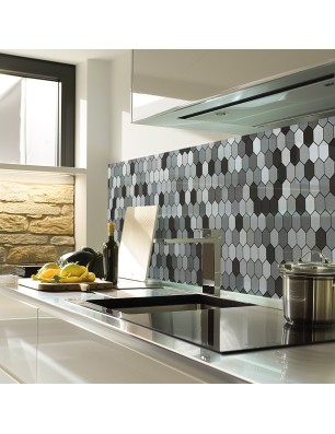 Küchenrückwand Platte 6 mm ESG Fliesenmotive KRWF-30-12