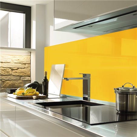 Küchenrückwand Glas 6 mm ESG Ral-Töne KRWR-1006