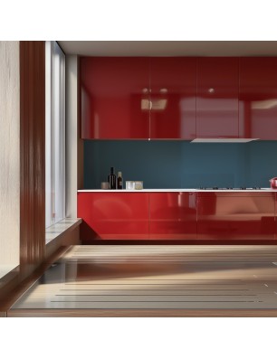 Küchenrückwand Glas 6 mm ESG Ral-Töne KRWR-7016