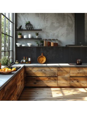 Küchenrückwand Glas 6 mm ESG Ral-Töne KRWR-9005