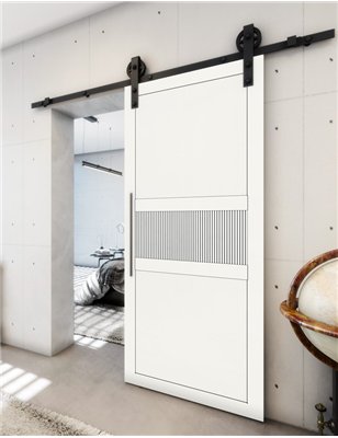 Holzschiebetür Barn-Line - Weiss Model 1042