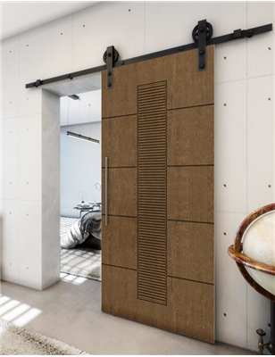 Holzschiebetür Barn-Line - Nussbaum Model 1067