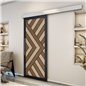 Holzschiebetür Eco-Line - Holz-Mix Model 1009 Holzschiebetür Eco-Line - Holz-Mix Model 1009