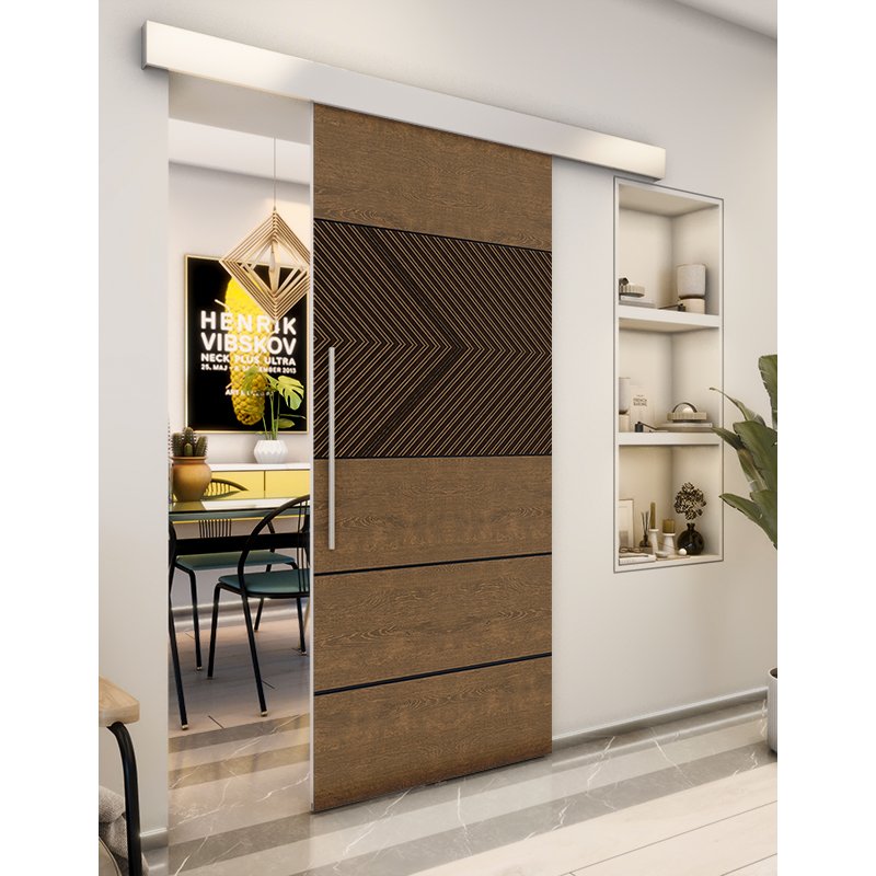 Holzschiebetür Eco-Line - Holz-Mix Model 1020 Holzschiebetür Eco-Line - Holz-Mix Model 1020