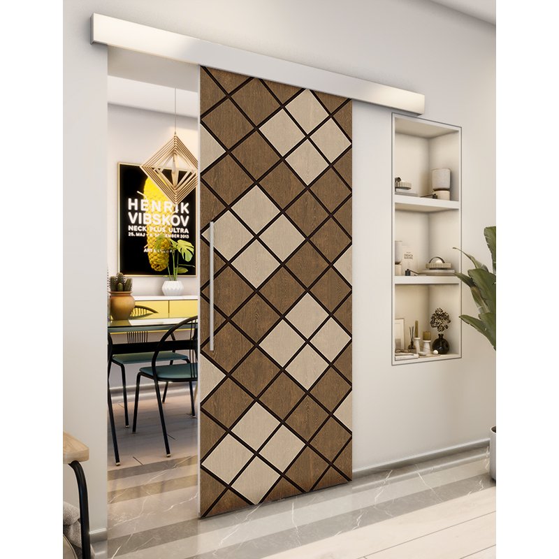Holzschiebetür Eco-Line - Holz-Mix Model 1025 Holzschiebetür Eco-Line - Holz-Mix Model 1025