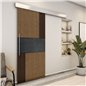 Holzschiebetür Eco-Line - Holz-Mix Model 1027 Holzschiebetür Eco-Line - Holz-Mix Model 1027