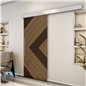 Holzschiebetür Eco-Line - Holz-Mix Model 1038 Holzschiebetür Eco-Line - Holz-Mix Model 1038