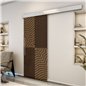 Holzschiebetür Eco-Line - Holz-Mix Model 1050 Holzschiebetür Eco-Line - Holz-Mix Model 1050