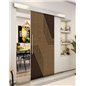 Holzschiebetür Eco-Line - Holz-Mix Model 1060 Holzschiebetür Eco-Line - Holz-Mix Model 1060