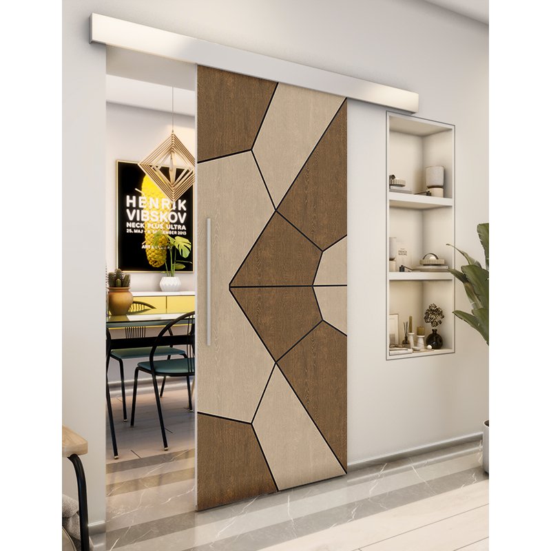 Holzschiebetür Eco-Line - Holz-Mix Model 1075 Holzschiebetür Eco-Line - Holz-Mix Model 1075