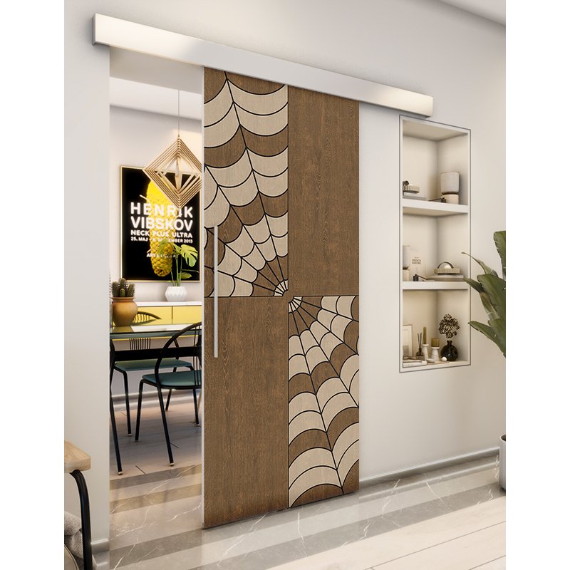 Holzschiebetür Eco-Line - Holz-Mix Model 1076 Holzschiebetür Eco-Line - Holz-Mix Model 1076