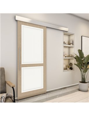 Holzschiebetür Eco-Line - Eiche und Weiss  Model 1023