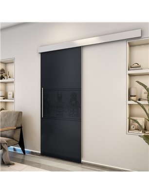 Holzschiebetür Eco-Line - Schwarz  Model 1063