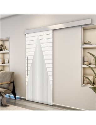 Holzschiebetür Eco-Line - Weiss  Model 1053