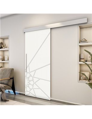 Holzschiebetür Eco-Line - Weiss  Model 1068