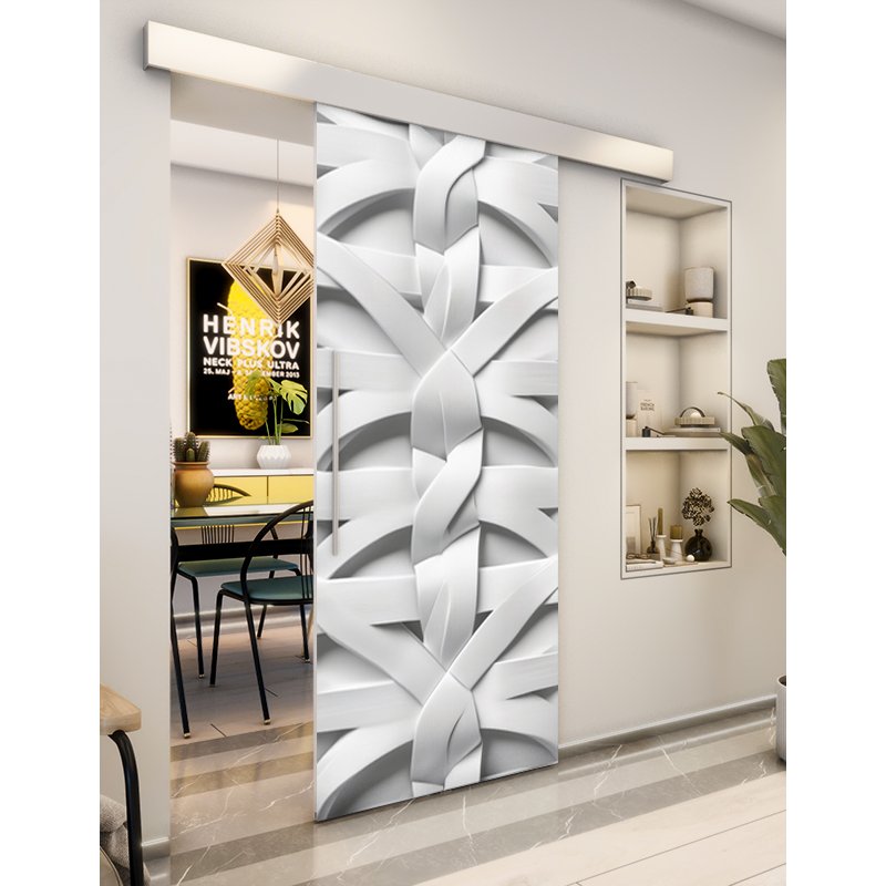Holzschiebetür Eco-Line - Weiss 3D Model 1038 Holzschiebetür Eco-Line - Weiss 3D Model 1038