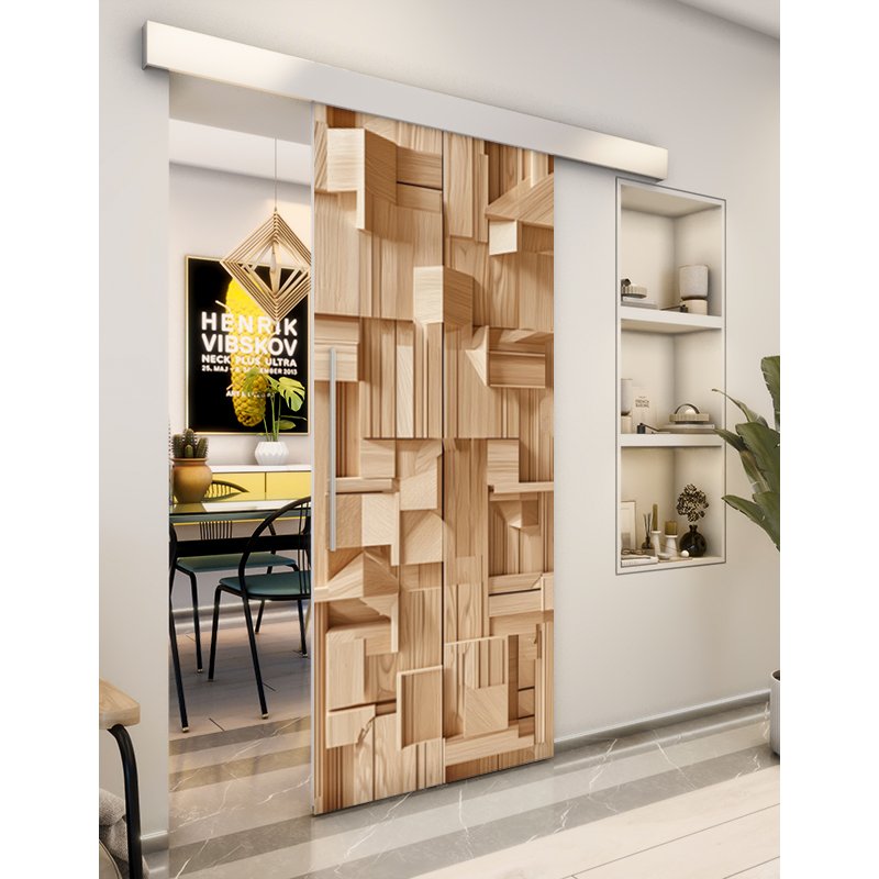 Holzschiebetür Eco-Line - Holzkunst Model 1001 Holzschiebetür Eco-Line - Holzkunst Model 1001