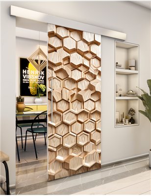 Holzschiebetür Eco-Line - Holzkunst Model 1006