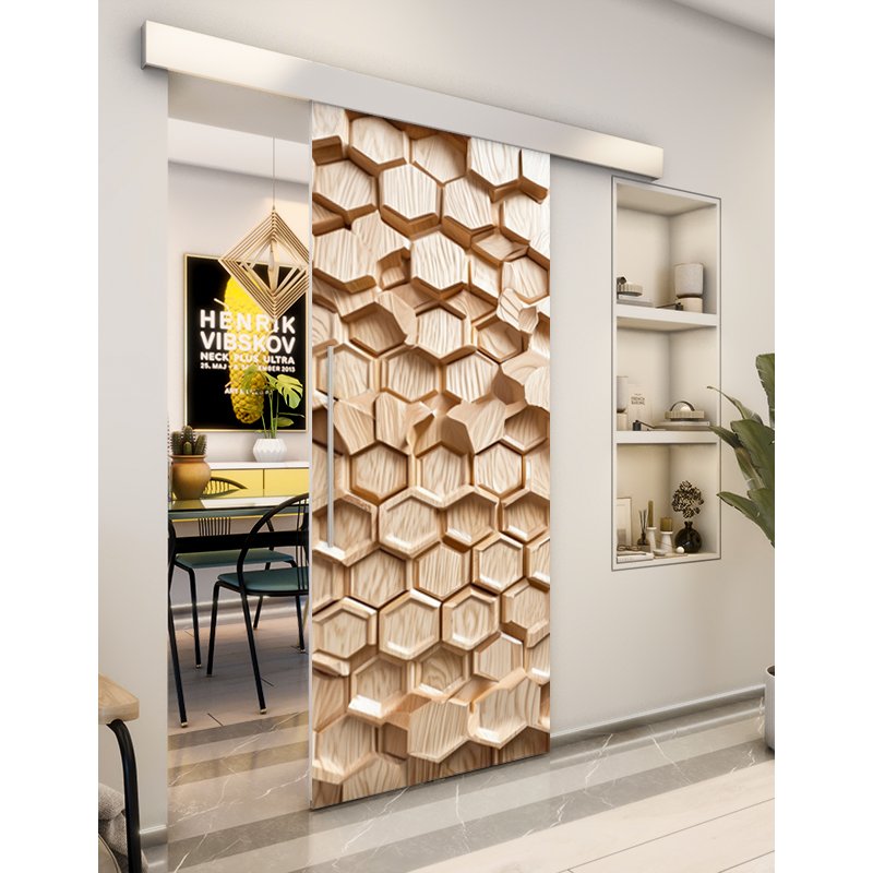 Holzschiebetür Eco-Line - Holzkunst Model 1006 Holzschiebetür Eco-Line - Holzkunst Model 1006