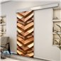 Holzschiebetür Eco-Line - Holzkunst Model 1010 Holzschiebetür Eco-Line - Holzkunst Model 1010