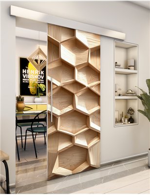 Holzschiebetür Eco-Line - Holzkunst Model 1013