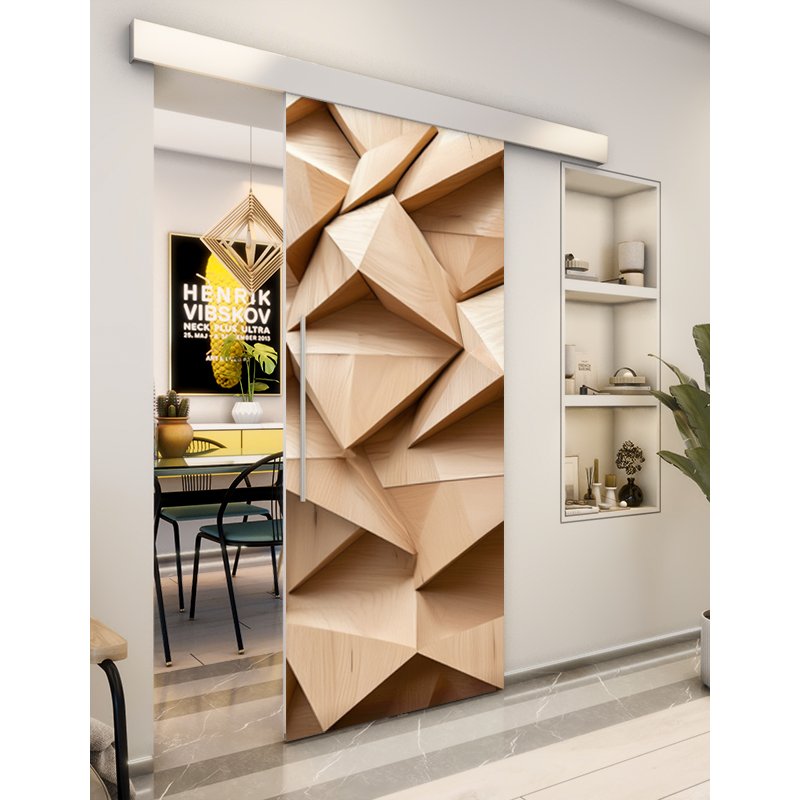 Holzschiebetür Eco-Line - Holzkunst Model 1015 Holzschiebetür Eco-Line - Holzkunst Model 1015