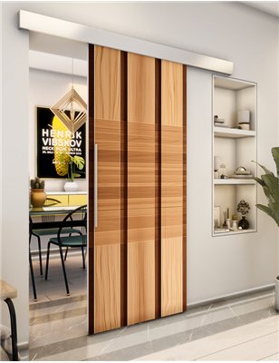 Holzschiebetür Eco-Line - Holzkunst Model 1053