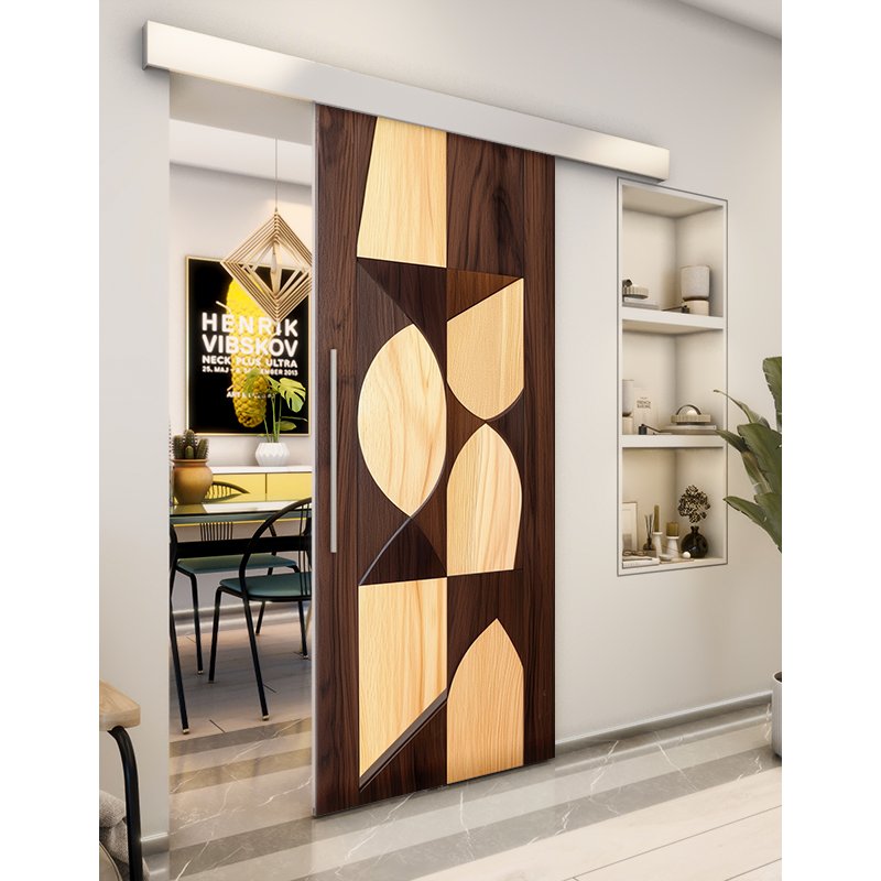 Holzschiebetür Eco-Line - Holzkunst Model 1057 Holzschiebetür Eco-Line - Holzkunst Model 1057
