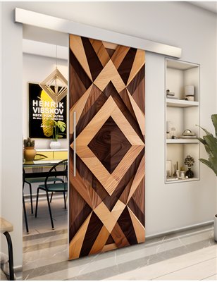 Holzschiebetür Eco-Line - Holzkunst Model 1065