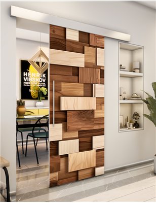 Holzschiebetür Eco-Line - Holzkunst Model 1071
